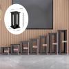 HYDTGZ Subwoofer Speaker Base Stand Heavy Duty Speaker Stand Satellite Speaker Metal Holder Wood Speaker Stands for Home Cinema Surround Sound System,A,35x40 x50cm view 3