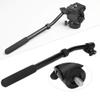 Hydraulic Pressure Ballhead Stretch Translation Handle Accessory, Metal Ballhead Handle for EI 717AH PTH1H, Rubber Coated Grip for Comfortable Rocker Movement, Connect and view 4