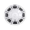 Audiosavings Bundle: Kicker 45KMF104 10" 350w Peak/175w RMS Marine Boat Subwoofer Free Air Sub Bundle with Kicker 45KMG10W 10" White Grille w/LED for KM10 and KMF10 Subwoofer Subs (2 Items) view 1