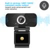 Asixxsix 1080P Webcam with Microphone and Speaker, USB HD Computer Web Camera, Wide Angle Conferencing, Online Calling, Streaming Camera, Plug and Play, for Desktop PC or Laptop Computer view 4