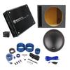 Audiosavings Bundle: 15" 800W Peak/400W RMS DVC 2-Ohm Car Subwoofer Bundle with 2000W Peak Mono Car Amplifier + Amp Wiring Kit + 15" Vented Sub Box + Sub Box Enclosure Installation Kit (5 Items) view 1
