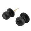 TOPINCN Smart Door Knob Fingerprint Lock, App Control, Emergency Keys, Ideal for Bedroom, Office (Black) view 1
