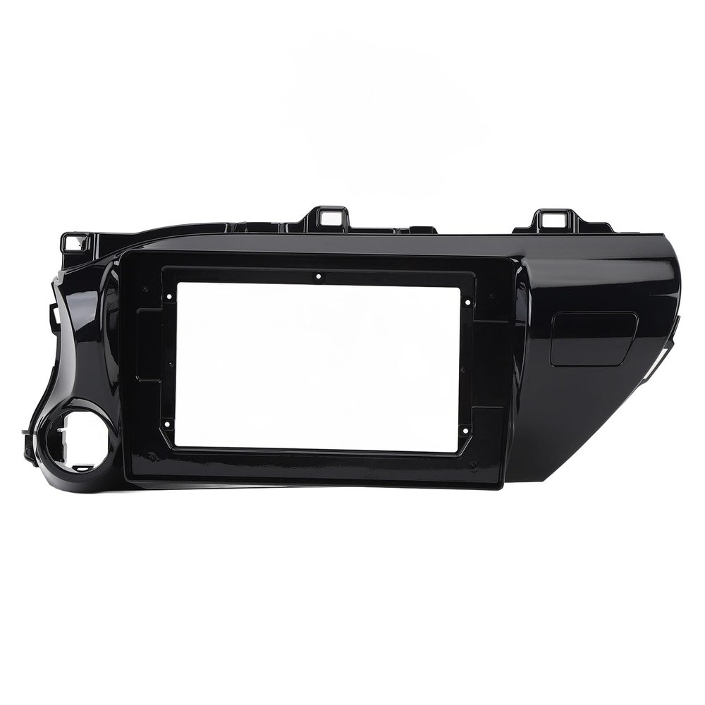 10.1in 2Din Car Radio Stereo Panel Frame for 2015-2018, Left Hand Drive, Protective Navigation Fascia Dash Frame (with Power Cord)