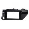 10.1in 2Din Car Radio Stereo Panel Frame for 2015-2018, Left Hand Drive, Protective Navigation Fascia Dash Frame (with Power Cord) view 1
