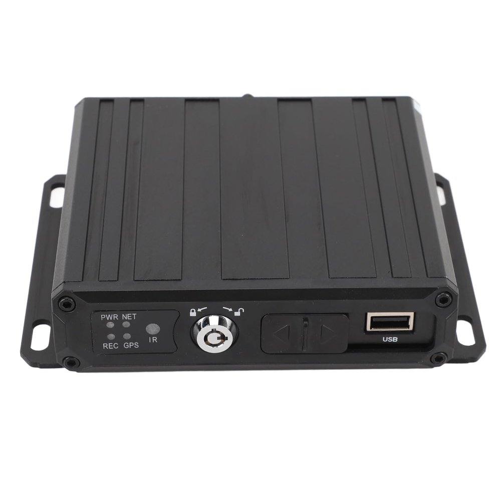 1080P 4 Channel Video Splitter with Driving Playback and Parking Camera Control Box for Trucks, Buses, and Boats Rewritten (128G)