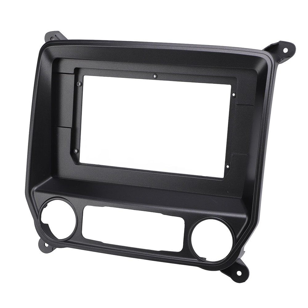 10.1in 2Din Car Radio Stereo Navigation Fascia Dash Panel Frame for 2014-2018 1500 2500 3500, Stylish ABS Material (Without Power Cord)