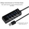 Compactly 4 Port USB Hubs USB Expander for Desktop Laptop Enables Fast Data Transfer and Device Charging Adapter view 4