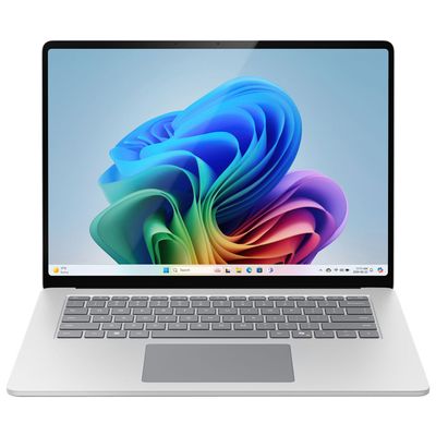 2024 Microsoft Surface Laptop 7th Edition, Copilot+ PC, 15in Snapdragon X-Elite 16GB RAM 256GB SSD Win 11H Platinum (Renewed)