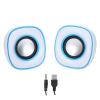 LICAEVEY Computer Speaker, Mini USB / 3.5mm Audio Jack Stereo Speaker for Desktop Computer Laptop Phone MP3 MP4 view 1