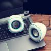 LICAEVEY Computer Speaker, Mini USB / 3.5mm Audio Jack Stereo Speaker for Desktop Computer Laptop Phone MP3 MP4 view 2