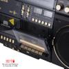 aiwa Retro Boombox BackTrack CD Player with Cassette Recording, Bluetooth 5.0, FM/AM Radio, USB/SD/AUX Inputs, VU Meters, LCD Display, Dual 40W Speakers (Black and Gold) view 2