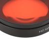 Nutriess 58mm Red Filter Action Camera Diving Filter 16X Macro Close Up Lens HE RO 9 Sports Camera Enhanced Underwater Photography view 2
