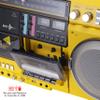 aiwa Retro Boombox CD Player with Cassette Recording, Bluetooth 5.0, FM/AM Radio, USB/SD/AUX Inputs, VU Meters, LCD Display, Dual 40W Speakers - Yellow view 2