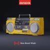 aiwa Retro Boombox CD Player with Cassette Recording, Bluetooth 5.0, FM/AM Radio, USB/SD/AUX Inputs, VU Meters, LCD Display, Dual 40W Speakers - Yellow view 3