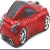 Certified Race Car Wireless Mouse Sports Car Shaped 2.4GHz LED Light Computer Optical Mouse Decoration Desktop Laptop Glossy (Red) view 2