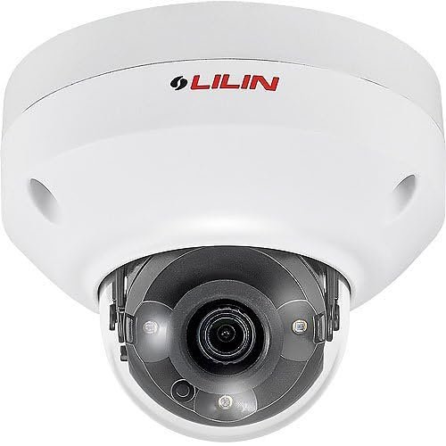 P5R6352E2 5MP IR Vandal Resistant Dome IP Camera, 2.8mm Fixed Lens, White