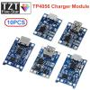 10pcs 5V 1A 18650 TP4056 Lithium Charger Module Charging Protection Dual Functions 1A Li-ion (Color: 18650 Mini) view 3