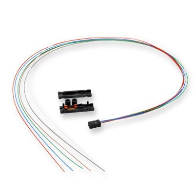 Corning FAN-BT25-06 Fiber Optic Buffer Tube Fan-Out Kit, Indoor, 6 Fibers, 25 Inch Legs