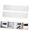 Levemolo 2pcs Vinyl Record Holder Shelf Wall-mounted Acrylic Display Rack for Record Storage view 3