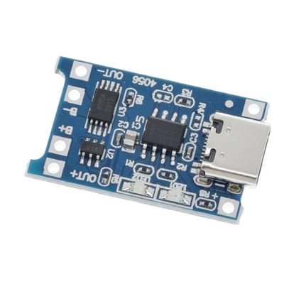 10pcs 5V 1A 18650 TP4056 Lithium Charger Module Charging Protection Dual Functions 1A Li-ion (Color: 18650 Type-C)