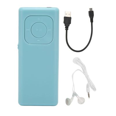 Mtlavishness Portable mp3 Player with Lossless Sound Support: 64gb Memory Card for Studying, Working and Relaxation (Blue)