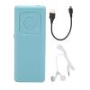 Mtlavishness Portable mp3 Player with Lossless Sound Support: 64gb Memory Card for Studying, Working and Relaxation (Blue) view 1