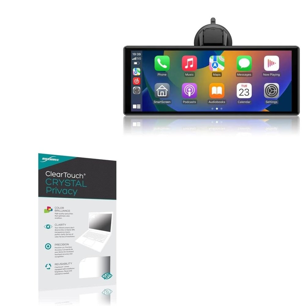 BoxWave Screen Protector Compatible with Lamtto RC16 (9.26 in) - ClearTouch Crystal Privacy (2-Pack), Privacy Screen Protector Flexible Film Clear