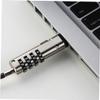 Veemoon Numeric Password Lock Portable Digital Device Lock Lock Flexible 360 Rotation Prevent Theft view 2