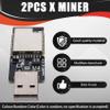 MARALANG 2PCS USB BTC Miner Solo Lottery Miner 40-50KH/S Bitcoin BTC Miner Asic Mining Low Power Miner for Home view 3