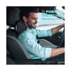 Adjustable Multi-use Car Headrest Neck Pillow for Driving Seat Head Support with Hook Tablet Holder Compatible For Tesla BMW BENZ Hyundai(Black PVC) view 4