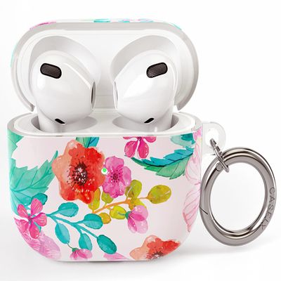 Casely AirPods 3 Case | Out and About | Light Pink Floral | Compatible with Airpods 3