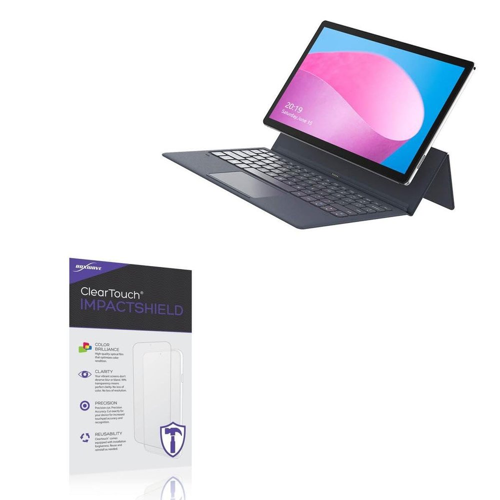 BoxWave Screen Protector Compatible with Alldocube nuvision - ClearTouch ImpactShield (2-Pack), Impenetrable Screen Protector Flexible Film