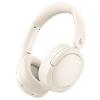 Edifier V80 Hybrid Active Noise Cancelling Headphones, True Wireless Over Ear Bluetooth Headset with 45H Playtime Hi-Res Audio Fast Charging Multipoint Connection for Travel Home Office - Ivory view 1