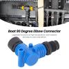 Bnineteenteam 90 Degree Elbow Terminator, for NMEA2000 90 Connector M 12 5 Pin IP67 Water Proof 90 Degree Elbow Connector for Lowrance Networks view 3