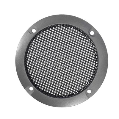 Edinstry Car Audio Speaker Cover Mesh Subwoofer Grill Horn Glossy Guard 3'' Titanium Tone Protector