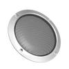 Edinstry Car 5 Speaker Grille Cover Car Auto Stereo Accessory Mesh Trim Round Subwoofer Grille Horn Protective Guard Silver Tone view 1