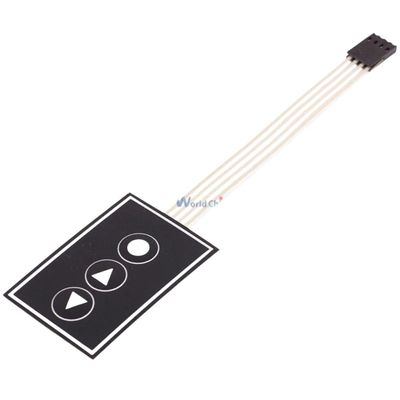 1x3 Matrix Array Membrane Switch Keypad 3 Keys Keyboard 1 * 3 Keys Display Switch Control Panel for DIY New 2025 for Arrival High for Quality