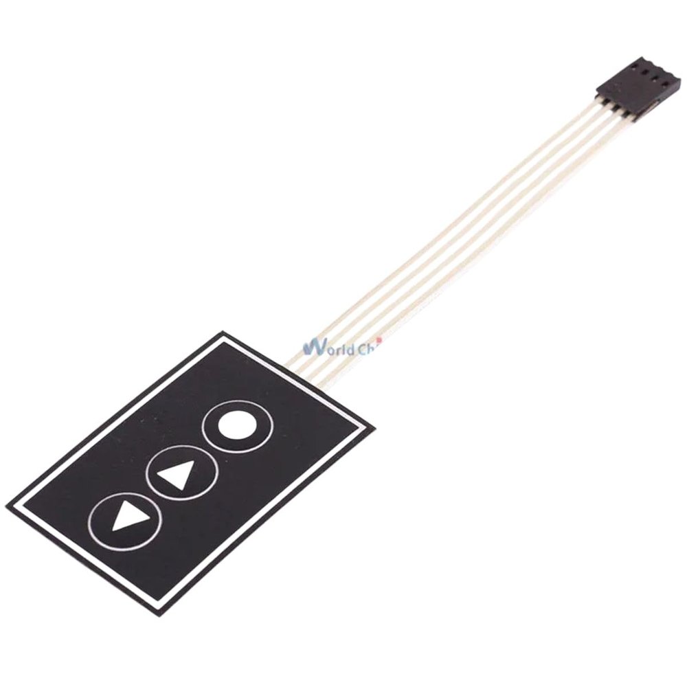 1x3 Matrix Array Membrane Switch Keypad 3 Keys Keyboard 1 * 3 Keys Display Switch Control Panel for DIY New 2025 for Arrival High for Quality