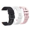 Lamshaw Compatible for AT&T AmiGo Jr Watch Bands, New Silicone Woven Line Adjustable Replacement Strap Compatible for amiGo Jr Watch (3 Pack-Black+White+Pink) view 1