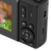 64MP Digital Camera for Photography, 4K Vlogging Camera for with 3in Flip Screen, 18X Digital Zoom Digital Camera for Gift (Black) view 3