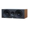ELAC Debut 3.0 DC63-WN Center Channel Speaker, Walnut - 1 Aluminum Dome Tweeter & Dual 6.5 Aramid Fiber Woofers - 2-Way Bass Reflex - 50Hz to 38KHz Response view 1