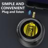 WEISUYUUS 3.5mm Speakers ABS Enhances Sound Speakers Amplifiers Portable for Phone Tablet Laptop White/Blue/Black view 3