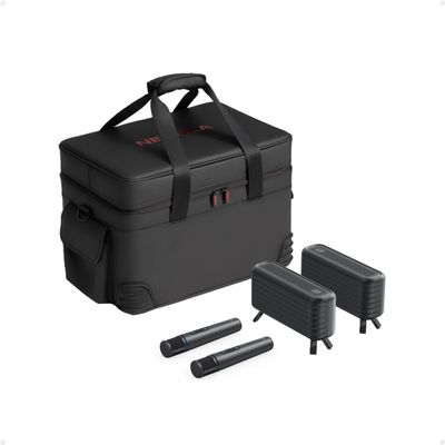 NEBULA X1 Accessory Pack for Projector, With Wireless Satellite Speakers, Wireless Microphones, Carry Case, All-in-One Entertainment Kit, Compatible with NEBULA X1, For Party, Karaoke, Portable Cinema