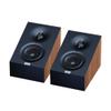 ELAC Debut 3.0 DA43-WN Atmos-Enabled On-Wall Speakers, Walnut (Pair) - 1 Aluminum Dome Tweeter & 4 Aramid Fiber Woofer - 2-Way Bass Reflex - 48Hz to 38KHz Response view 1
