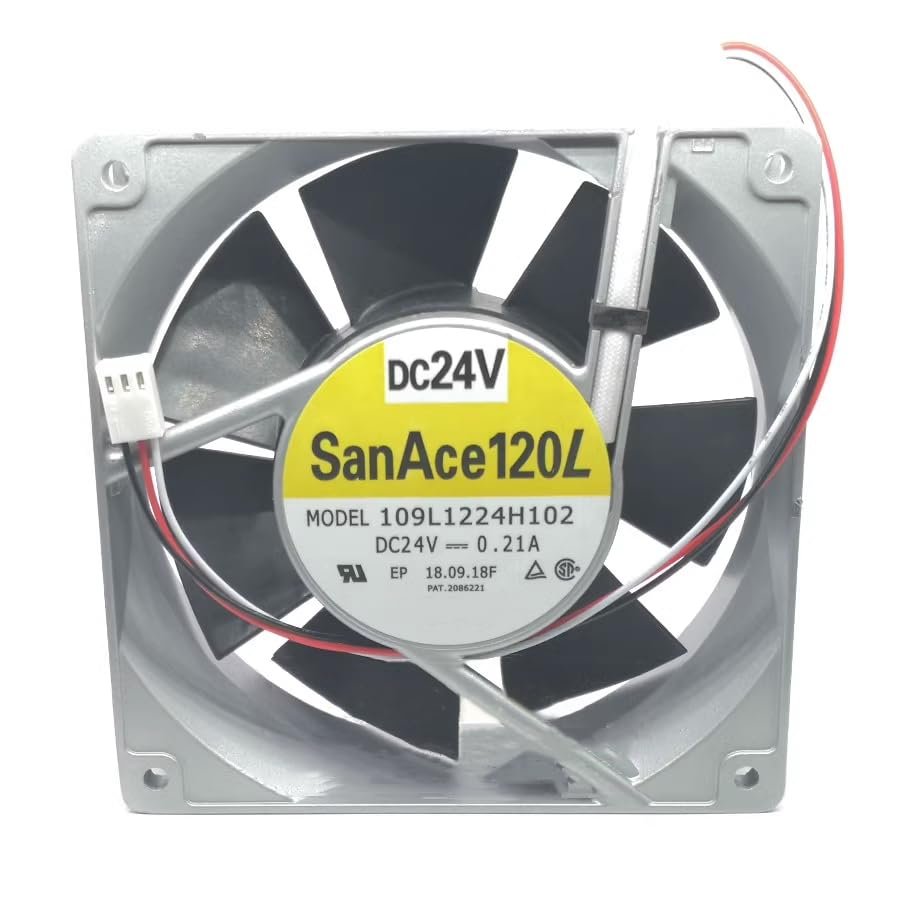 109L1224H102 DC24V 0.21A 3-Wire Inverter Cooling Fan 120x120x38mm 12cm