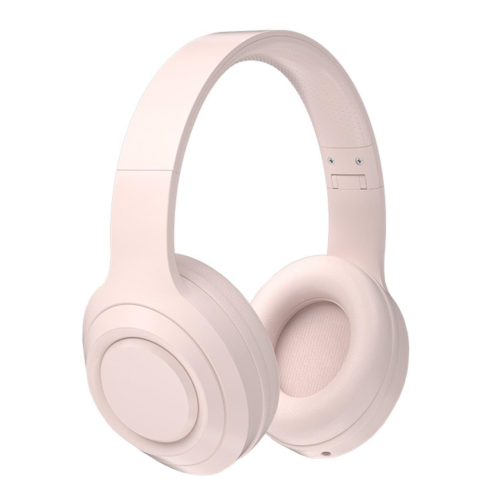 YYTSGG Wireless Headphones Bluetooth, Foldable Over Ear Headphones, Hi Fi Stereo Headphone Built in Mic for phone/TV/PC/MP4/Home/Office (Blush)