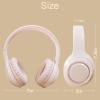 YYTSGG Wireless Headphones Bluetooth, Foldable Over Ear Headphones, Hi Fi Stereo Headphone Built in Mic for phone/TV/PC/MP4/Home/Office (Blush) view 4