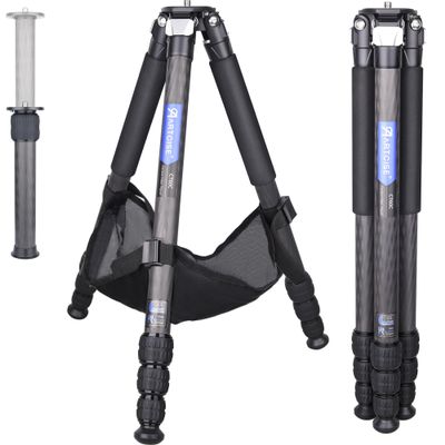 ARTCISE Carbon Fiber Travel Tripod  Ultra-Lightweight, Compact Camera Tripod for Travel Photography | 66" Max Height,44lb Load