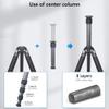 ARTCISE Carbon Fiber Travel Tripod  Ultra-Lightweight, Compact Camera Tripod for Travel Photography | 66" Max Height,44lb Load view 4