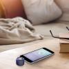 WEISUYUUS 3.5mm Speakers ABS Enhances Sound Speakers Amplifiers Portable for Phone Tablet Laptop White/Blue/Black view 3